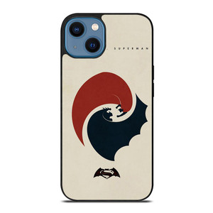SUPERMAN VS BATMAN YIN YANG.jpg iPhone 14 Case