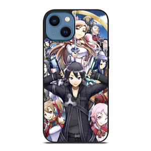 SWORD ART ONLINE CHARACTERS.jpg iPhone 14 Case