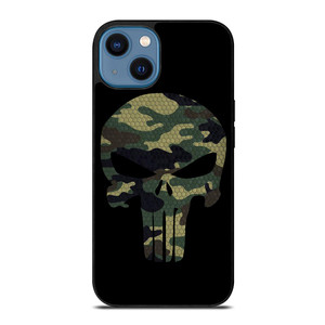 THE PUNISHER LOGO CAMO.jpg iPhone 14 Case