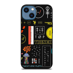 TWENTY ONE PILOTS LOGO COLLAGE.jpg iPhone 14 Case