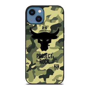UNDER ARMOUR LOGO PROJECT ROCK CAMO.jpg iPhone 14 Case