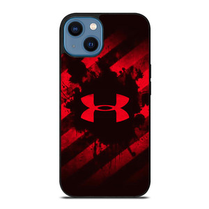 UNDER ARMOUR RED STRIPE LOGO.jpg iPhone 14 Case