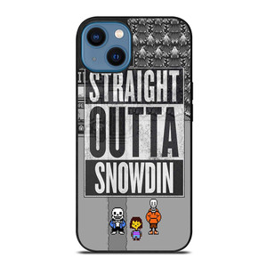 UNDERTALE STRAIGHT OUTTA SNOWDIN.jpg iPhone 14 Case
