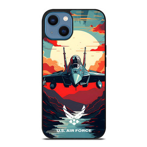 US AIR FORCE F15 JET.jpg iPhone 14 Case