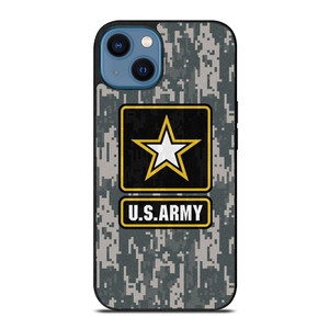US ARMY ARMY LOGO CAMO PIXEL.jpg iPhone 14 Case