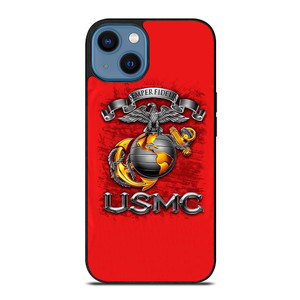 USMC US MARINE CORPS RED.jpg iPhone 14 Case