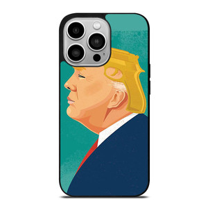 DONALD TRUMP HAIR TRIGGER iPhone 14 Pro Case