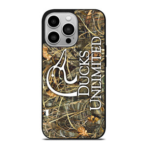 DUCKS UNLIMITED WETLANDS WATERFOWL CAMO iPhone 14 Pro Case