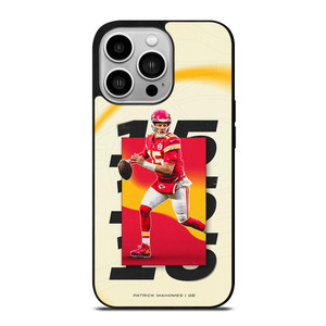 KANSAS CITY CHIEFS PATRICK MAHOMES QB iPhone 14 Pro Case