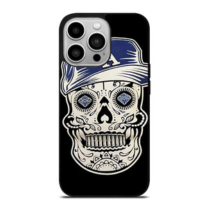 LA LOS ANGELES DODGERS SKULL iPhone 14 Pro Case