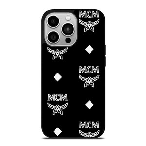 MCM WORLDWIDE LOGO BLACK iPhone 14 Pro Case