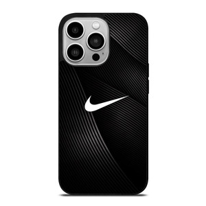 NIKE LOGO BLACK ABSTRACT LINE iPhone 14 Pro Case