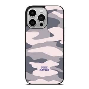 PINK NATION VICTORIA'S SECRET LOGO CAMO iPhone 14 Pro Case