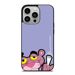 PINK PANTHER SMOKING iPhone 14 Pro Case