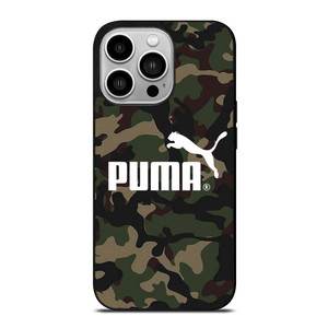 PUMA LOGO CAMO iPhone 14 Pro Case
