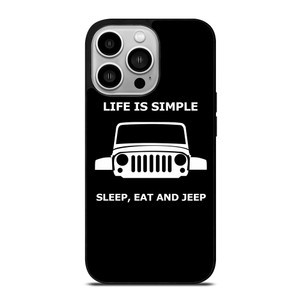 SLEEP EAT AND JEEP iPhone 14 Pro Case
