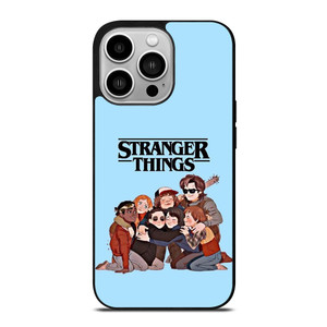 STRANGER THINGS CARTOON CHARACTERS iPhone 14 Pro Case