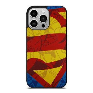 SUPERMAN LOGO COMIC iPhone 14 Pro Case