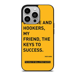 THE WOLF OF WALL STREET QUOTES iPhone 14 Pro Case