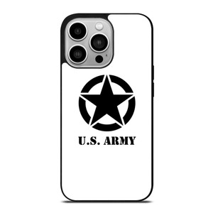 US ARMY LOGO WHITE iPhone 14 Pro Case