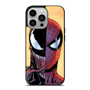 VENOM VS SPIDERMAN FACE iPhone 14 Pro Case
