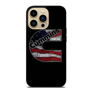 CUMMINS POWER AMERICAN FLAG iPhone 14 Pro Max Case