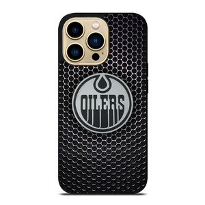 EDMONTON OILERS METAL LOGO iPhone 14 Pro Max Case