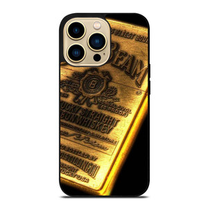 JIM BEAM WHISKEY GOLD iPhone 14 Pro Max Case