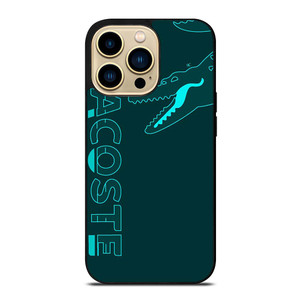 LACOSTE CROC LOGO GREEN iPhone 14 Pro Max Case