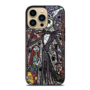 NIGHTMARE BEFORE CHRISTMAS ART GLASS iPhone 14 Pro Max Case