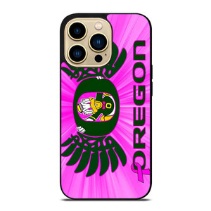 PINK GIRLS OREGON DUCKS iPhone 14 Pro Max Case