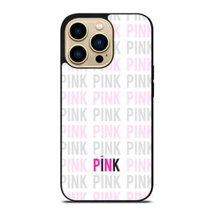 PINK VICTORIA'S SECRET LOGO iPhone 14 Pro Max Case