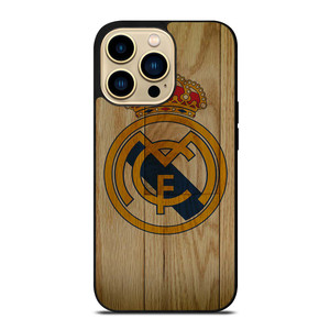 REAL MADRID FC WOODEN iPhone 14 Pro Max Case