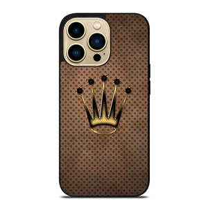 ROLEX WATCH LOGO METAL iPhone 14 Pro Max Case