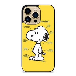 SNOOPY DOG PERFECT FRIEND iPhone 14 Pro Max Case