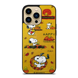 SNOOPY THE PEANUTS THANKSGIVING iPhone 14 Pro Max Case