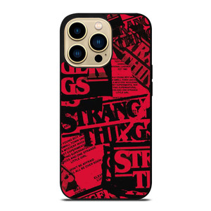STRANGER THINGS ART LOGO iPhone 14 Pro Max Case