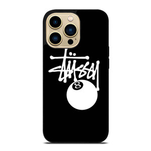 STUSSY BLACK LOGO iPhone 14 Pro Max Case