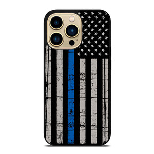 THIN BLUE LINE FLAG iPhone 14 Pro Max Case