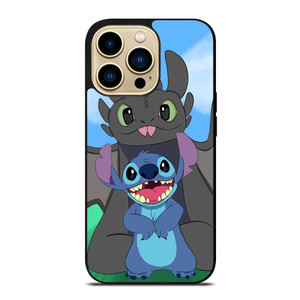 TRAIN YOUR DRAGON TOOTHLESS AND STITCH iPhone 14 Pro Max Case