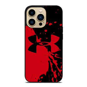 UNDER ARMOUR LOGO RED BLACK iPhone 14 Pro Max Case
