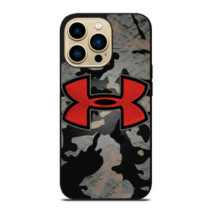 UNDER ARMOUR LOGO RED CAMO iPhone 14 Pro Max Case