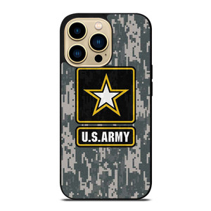 US ARMY ARMY LOGO CAMO PIXEL iPhone 14 Pro Max Case