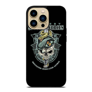 US ARMY SPECIAL FORCES LOGO SKULL iPhone 14 Pro Max Case