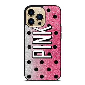 VICTORIA'S SECRET PINK LOGO SPARKLE iPhone 14 Pro Max Case