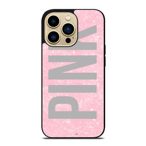 VICTORIA'S SECRET PINK SPARKLE LOGO iPhone 14 Pro Max Case