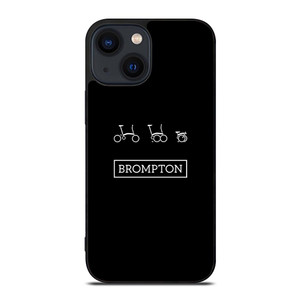 BROMPTON FOLDED BIKE LOGO iPhone 14 Plus Case