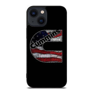 CUMMINS POWER AMERICAN FLAG iPhone 14 Plus Case