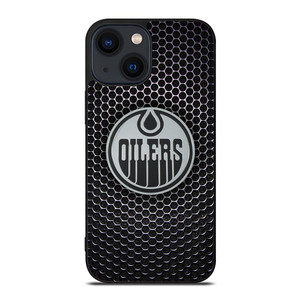 EDMONTON OILERS METAL LOGO iPhone 14 Plus Case