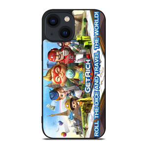 GET RICH GAME Travel The World iPhone 14 Plus Case